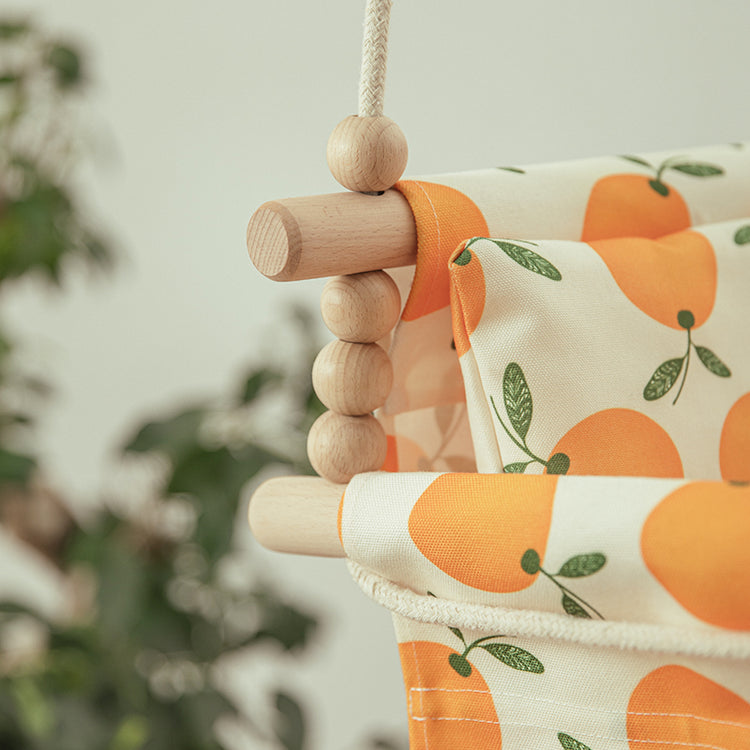 Cotton Canvas Baby Swing Chair Hanging Swing Indoor Outdoor Safety Baby Children&