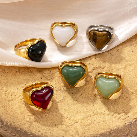 Women Casual Stainless Steel Ring