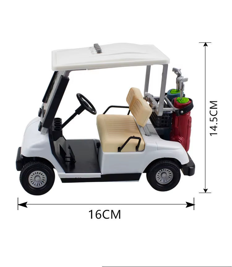 Mini Golf Cart Alarm Clock LCD Digital Date Display Perfect Gift Desk Decoration Golf Accessories