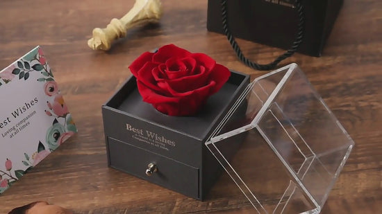Eternal Rose Jewelry Box for Valentines&